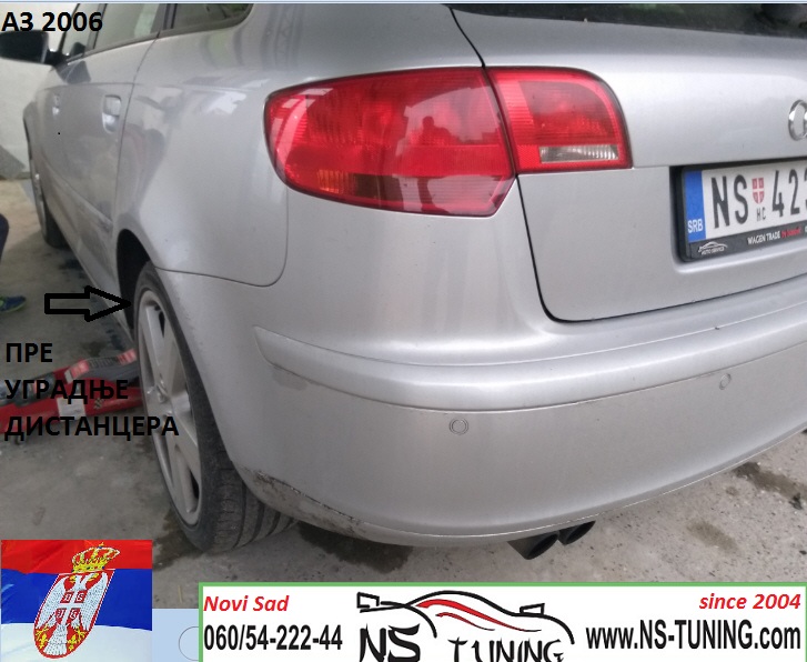 audi a3 5x112 distanceri felne 20mm sraf 14x1.5 ugradnja novi sad tuning